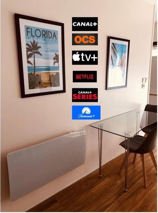 Grand T2 Confort - Cinema Canal, Netflix, Apple Tv, Amazon Prime, Ocs Appartement Nancy